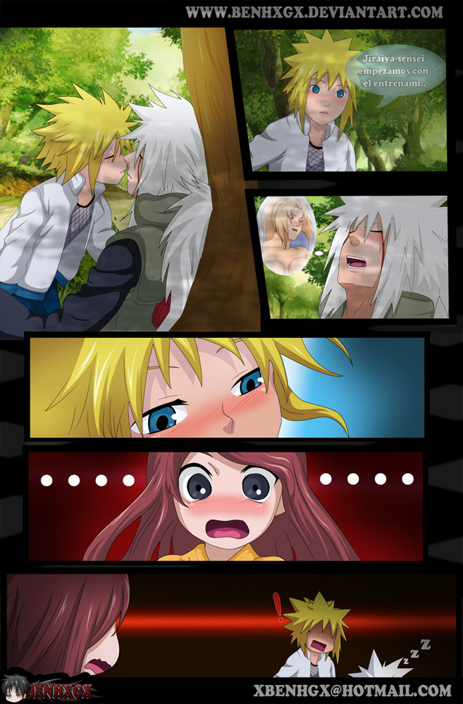 jiraiyanamikaze-minatotsunadeuzumaki-kushina