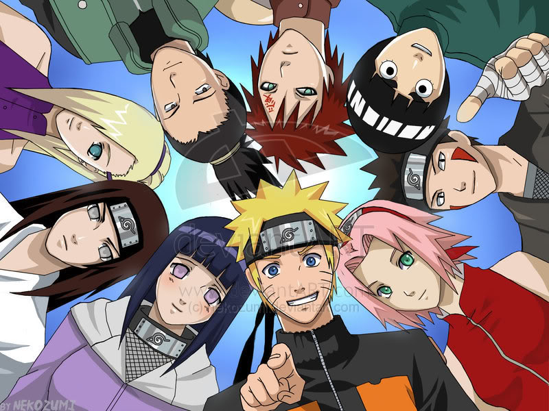 gaara-narutoharuno-sakurahyuuga-hinatahyuuga-nejiinuzuka-kibanara-shikamarurock-leeuzumaki-narutoyamanaka-ino
