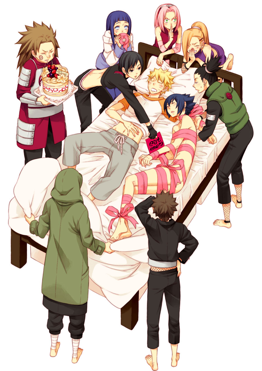 aburame-shinoakimichi-choujiharuno-sakurahyuuga-hinatainuzuka-kibanara-shikamarusaiuchiha-sasukeuzumaki-narutoyamanaka-ino