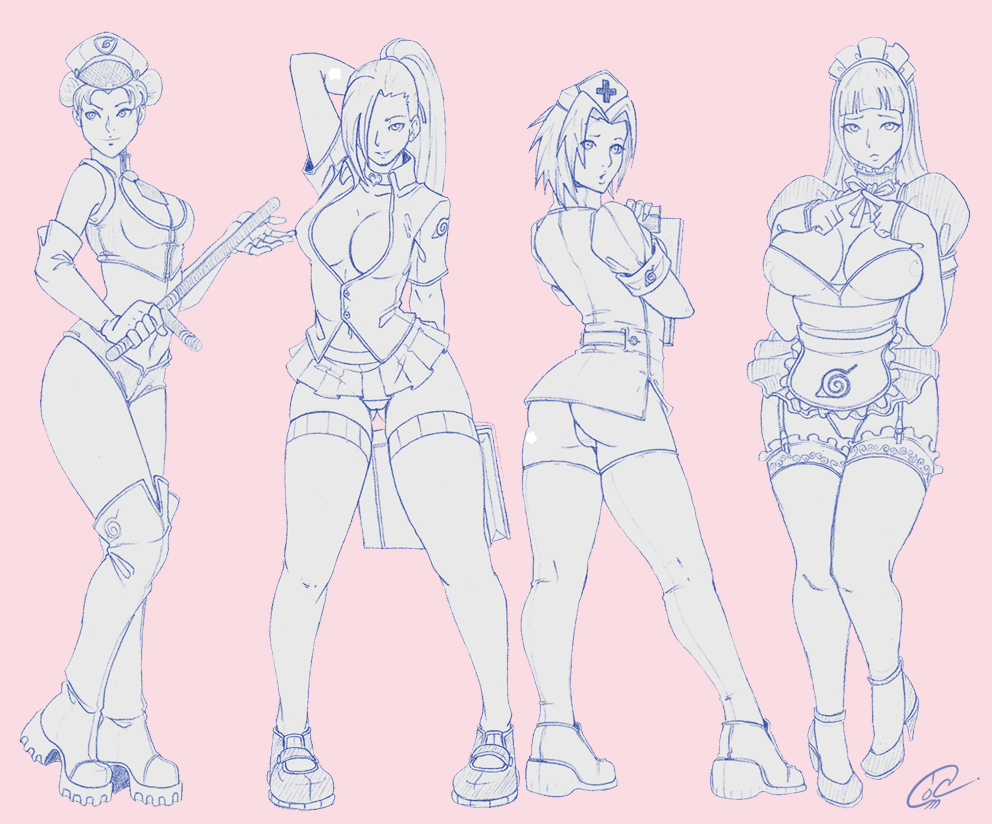 haruno-sakurahyuuga-hinatatenten-narutoyamanaka-ino