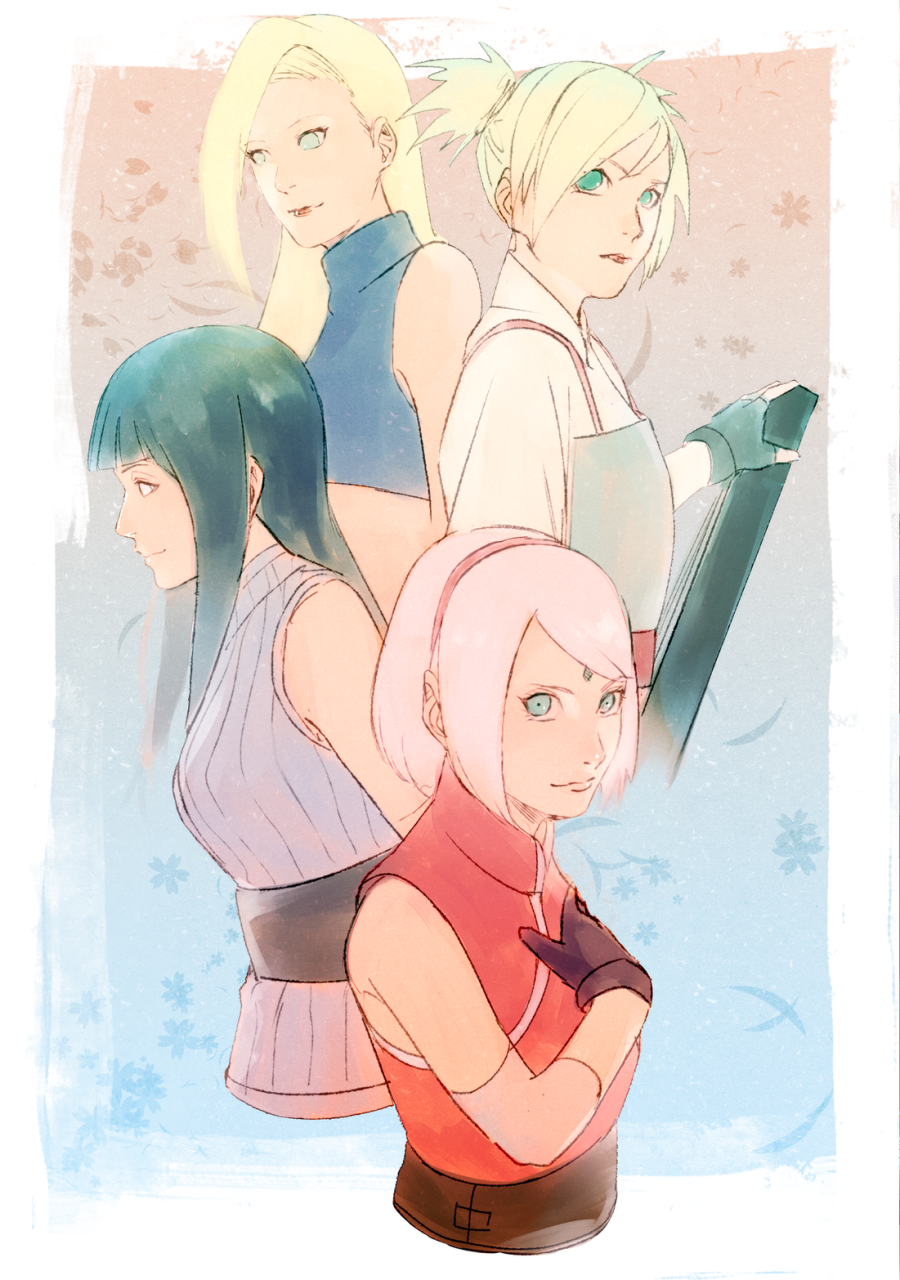 haruno-sakurahyuuga-hinatatemari-narutoyamanaka-ino