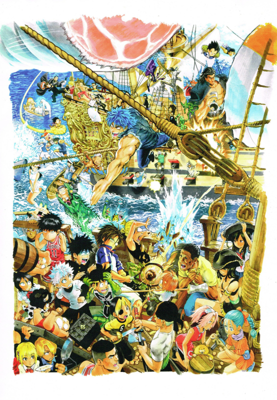 akagi takenori,bulma,cell (dragon ball),flying nimbus,haruno sakura,hatake kakashi,imperfect cell,killua zoldyck,kuchiki rukia,nico robin,sanji (one piece),son goku,toriko,vegeta