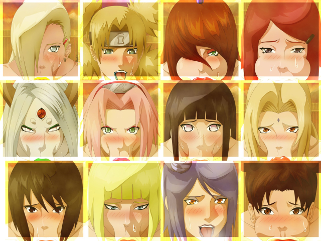 haruno sakura,hyuuga hinata,konan (naruto),ootsutsuki kaguya,samui,shizune (naruto),temari (naruto),tenten (naruto),terumi mei,tsunade (naruto),uzumaki kushina,yamanaka ino