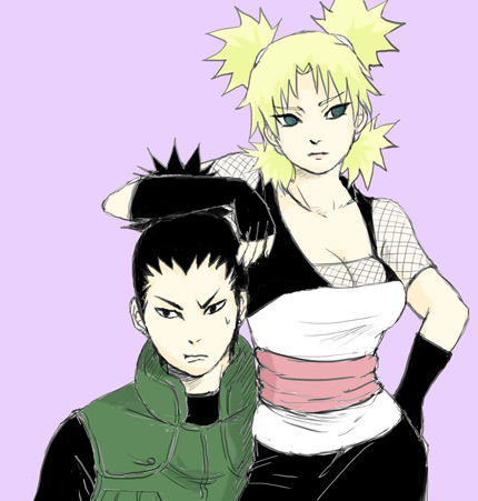 nara shikamaru,temari (naruto)