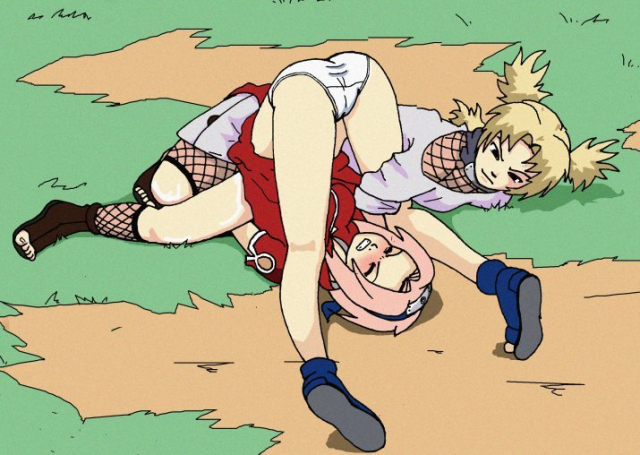 haruno sakura,temari (naruto)