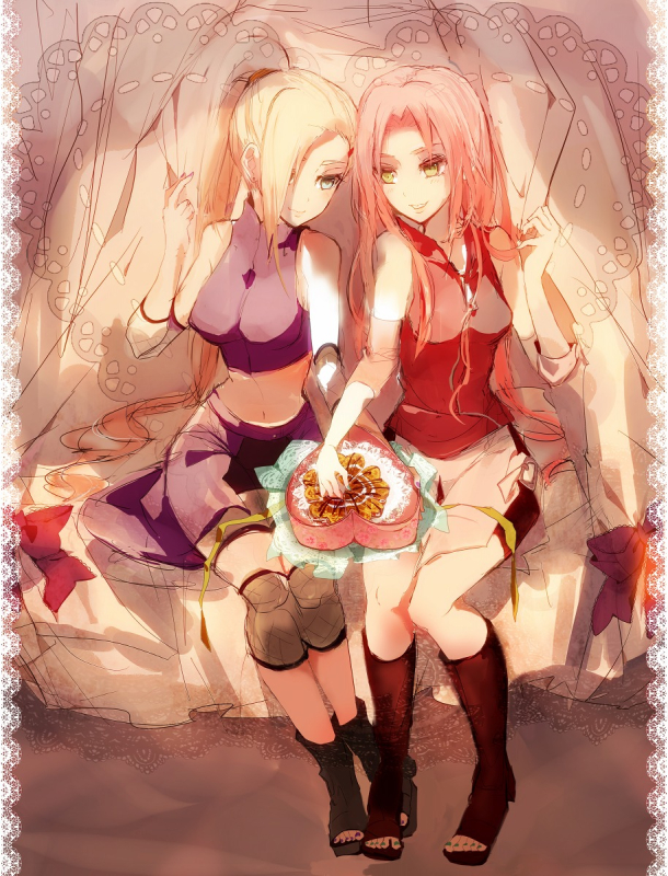 haruno sakura,yamanaka ino