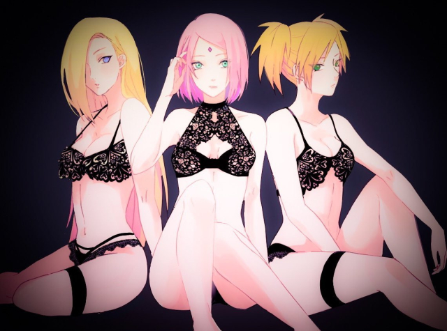 ino yamanaka,sakura haruno,temari