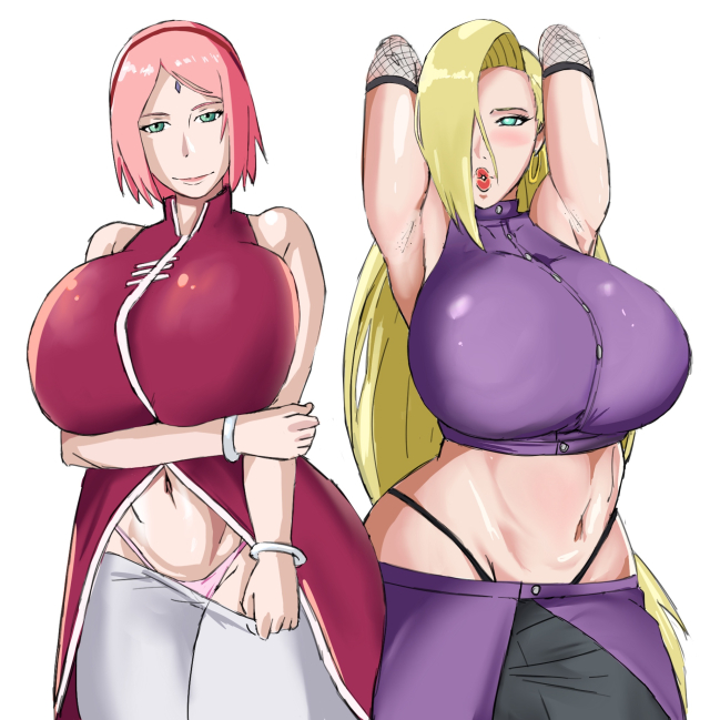 haruno sakura,yamanaka ino
