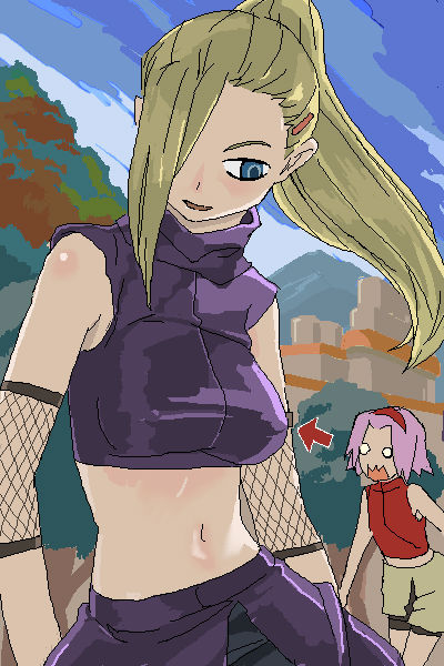haruno sakura,yamanaka ino