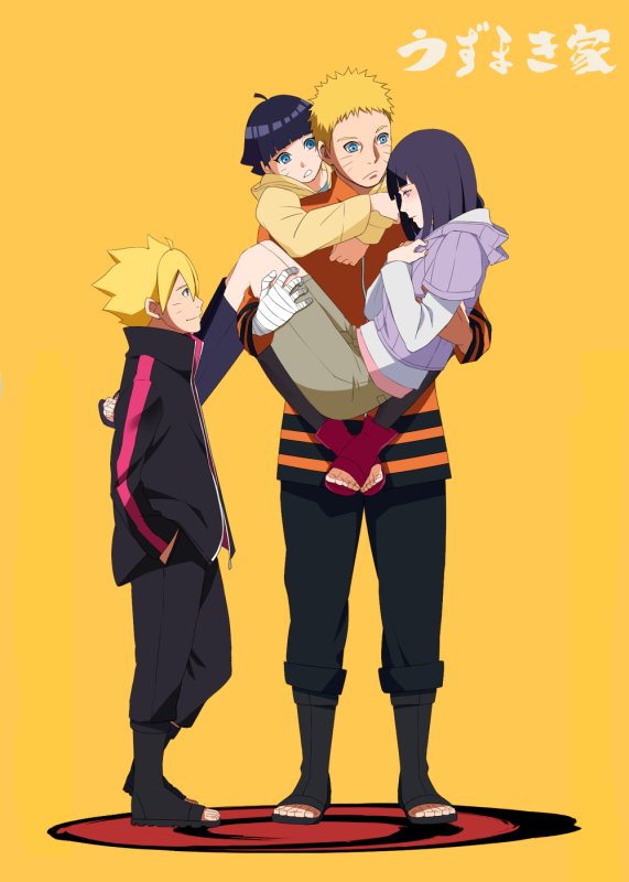 hyuuga hinata,uzumaki boruto,uzumaki himawari,uzumaki naruto
