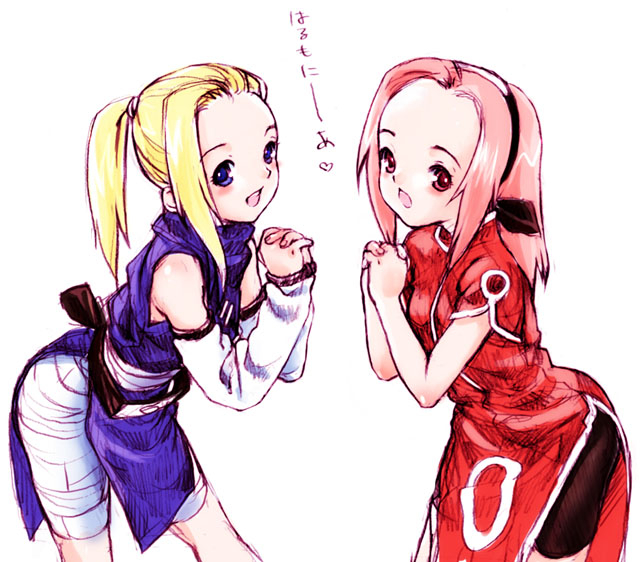 haruno sakura,yamanaka ino