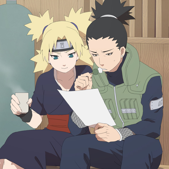 nara shikamaru,temari (naruto)