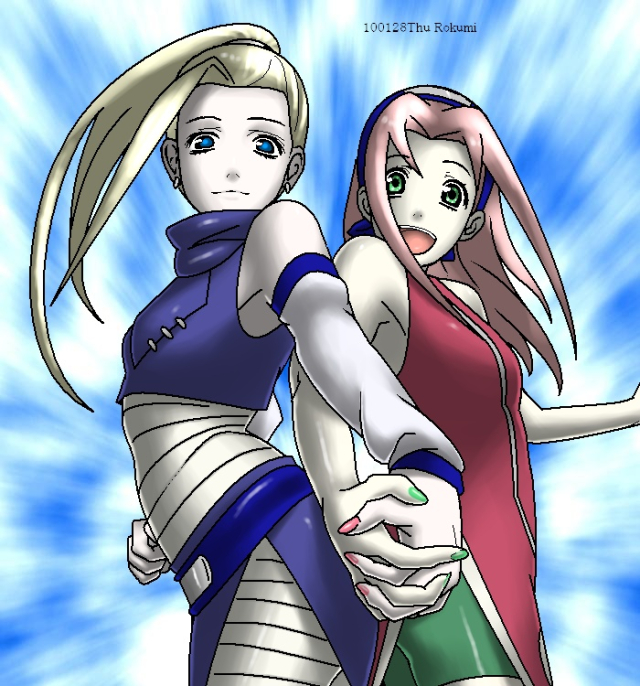 haruno sakura,yamanaka ino