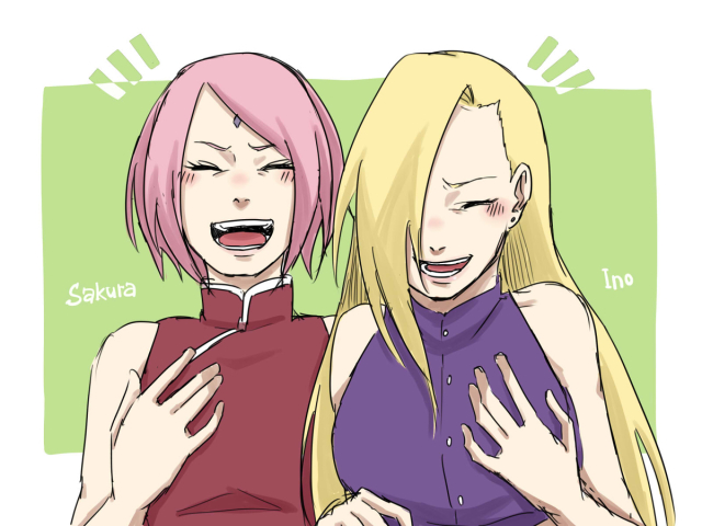 haruno sakura,yamanaka ino