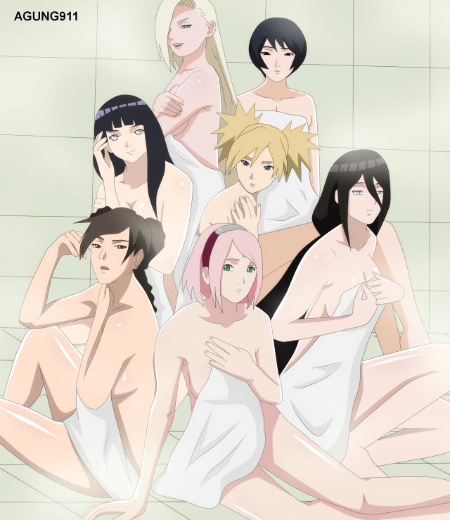 hyuuga hanabi,hyuuga hinata,ino yamanaka,kurotsuchi,sakura haruno,temari,tenten