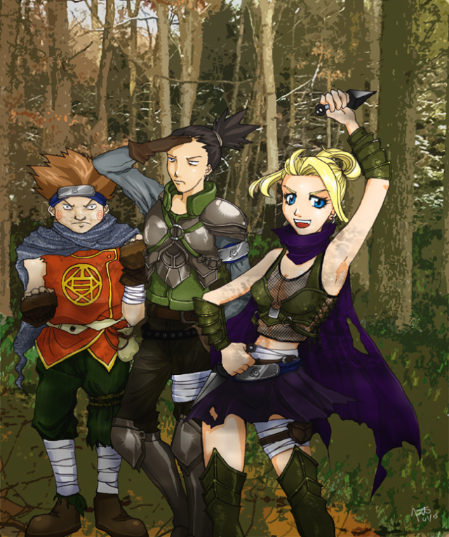 akimichi chouji,nara shikamaru,yamanaka ino