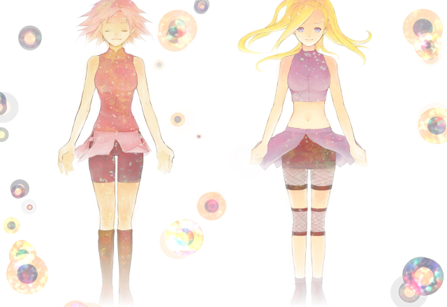 haruno sakura,yamanaka ino