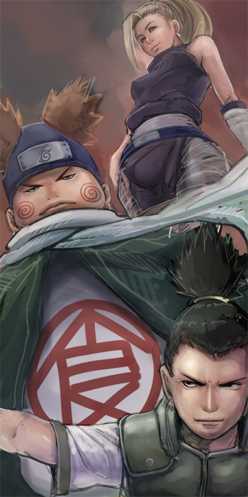 akimichi chouji,nara shikamaru,yamanaka ino