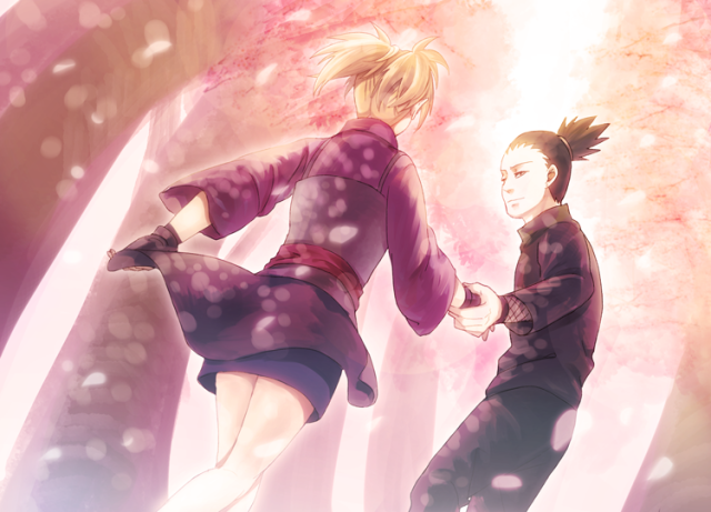 nara shikamaru,temari (naruto)