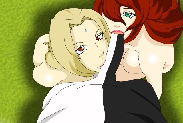 terumi mei,tsunade (naruto),zetsu (naruto)