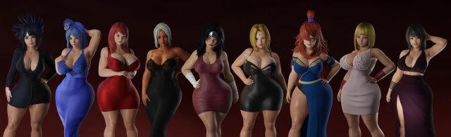 konan (naruto),mabui (naruto),mitarashi anko,samui,shizune (naruto),terumi mei,tsunade (naruto),uzumaki kushina,yuuhi kurenai