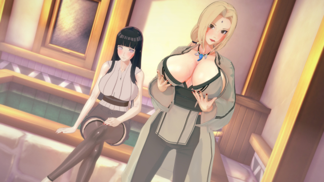 hyuuga hinata,tsunade (naruto)