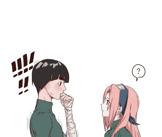 haruno sakura,rock lee