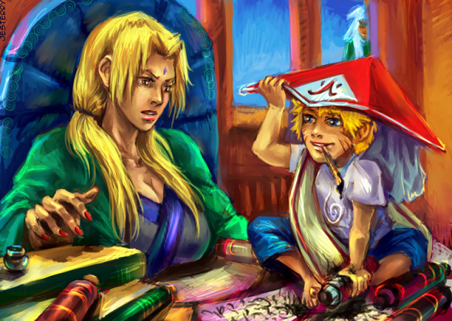 tsunade (naruto),uzumaki naruto