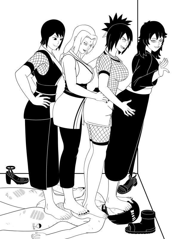 hyuuga hinata,kurenai yuhi,mitarashi anko,shizune,tsunade