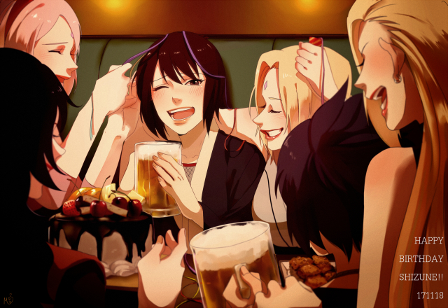 haruno sakura,mitarashi anko,shizune (naruto),tsunade (naruto),yamanaka ino,yuuhi kurenai