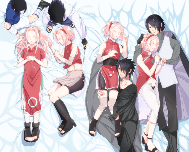 haruno sakura,uchiha sasuke