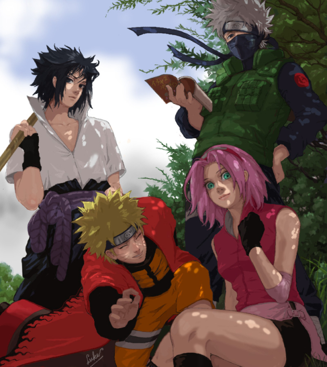 haruno sakura,hatake kakashi,uchiha sasuke,uzumaki naruto