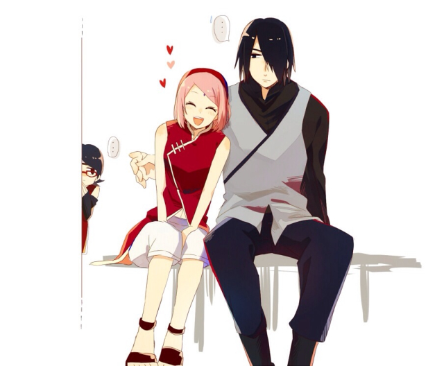 haruno sakura,uchiha sarada,uchiha sasuke