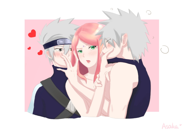 hatake kakashi,sakura haruno