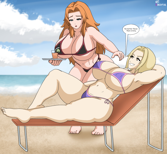 matsumoto rangiku,tsunade (naruto)