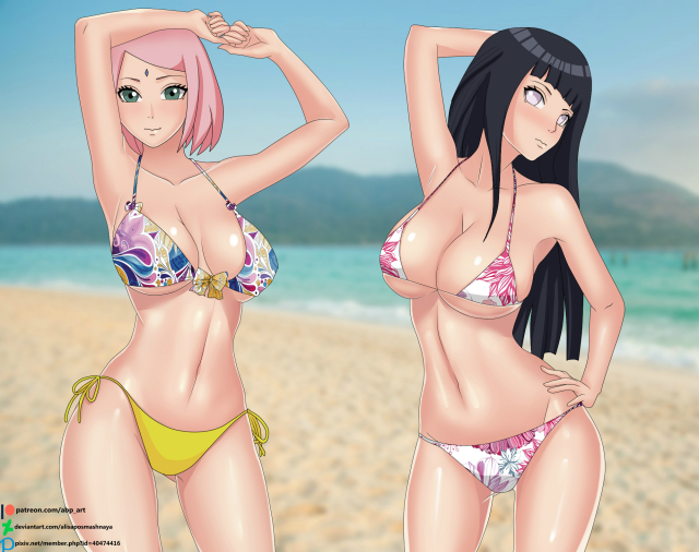 hyuuga hinata,sakura haruno