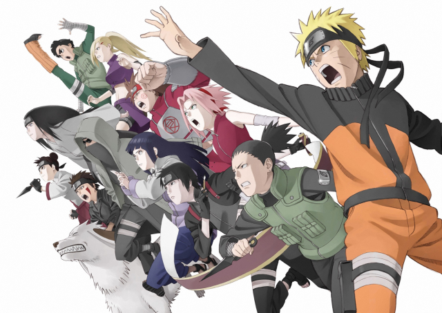 aburame shino,akamaru (naruto),akimichi chouji,haruno sakura,hyuuga hinata,hyuuga neji,inuzuka kiba,nara shikamaru,rock lee,sai,tenten (naruto),uzumaki naruto,yamanaka ino