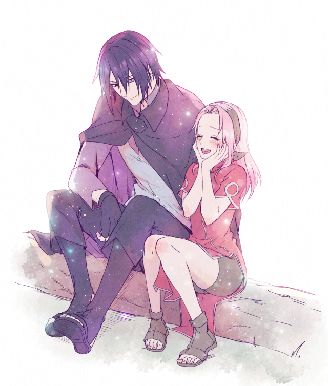 haruno sakura,uchiha sasuke