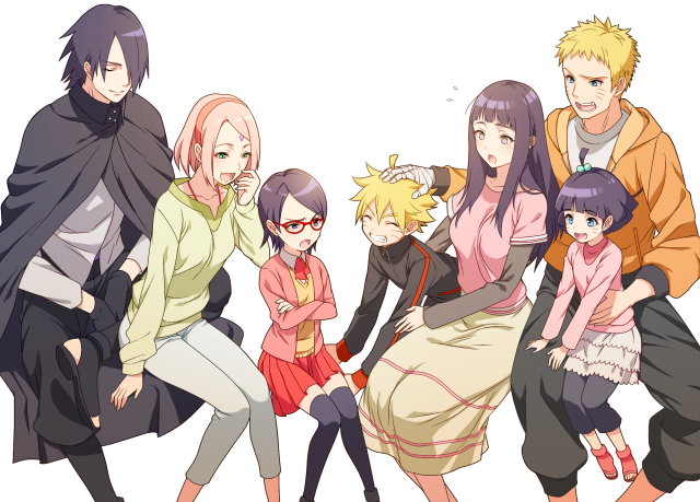 haruno sakura,hyuuga hinata,uchiha sarada,uchiha sasuke,uzumaki boruto,uzumaki himawari,uzumaki naruto
