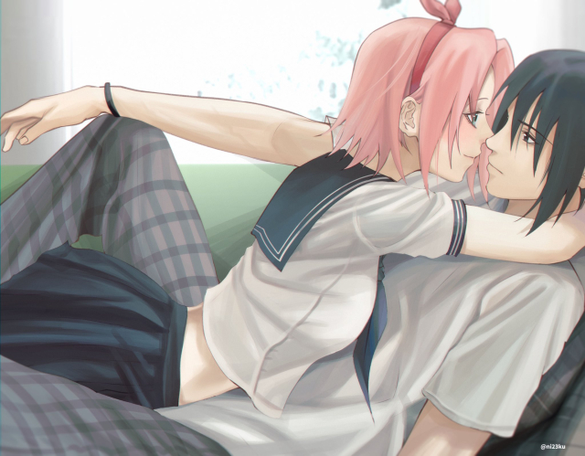 haruno sakura,uchiha sasuke