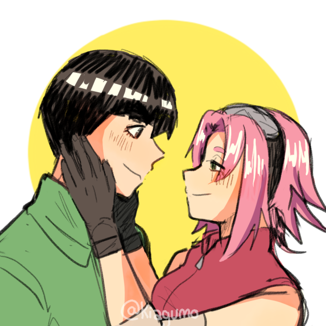 haruno sakura,rock lee