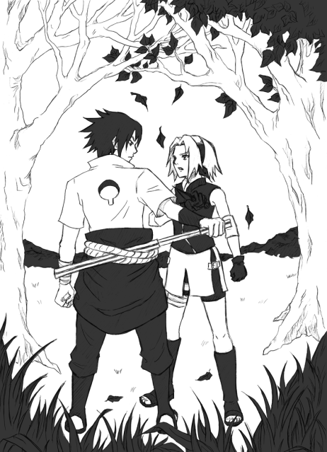haruno sakura,uchiha sasuke