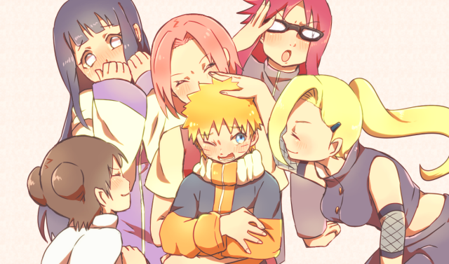 haruno sakura,hyuuga hinata,karin (naruto),tenten (naruto),uzumaki naruto,yamanaka ino