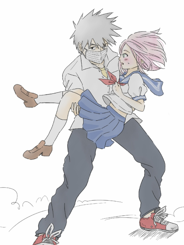 haruno sakura,hatake kakashi