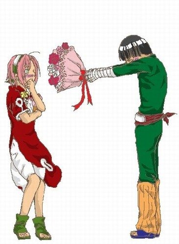 haruno sakura,rock lee